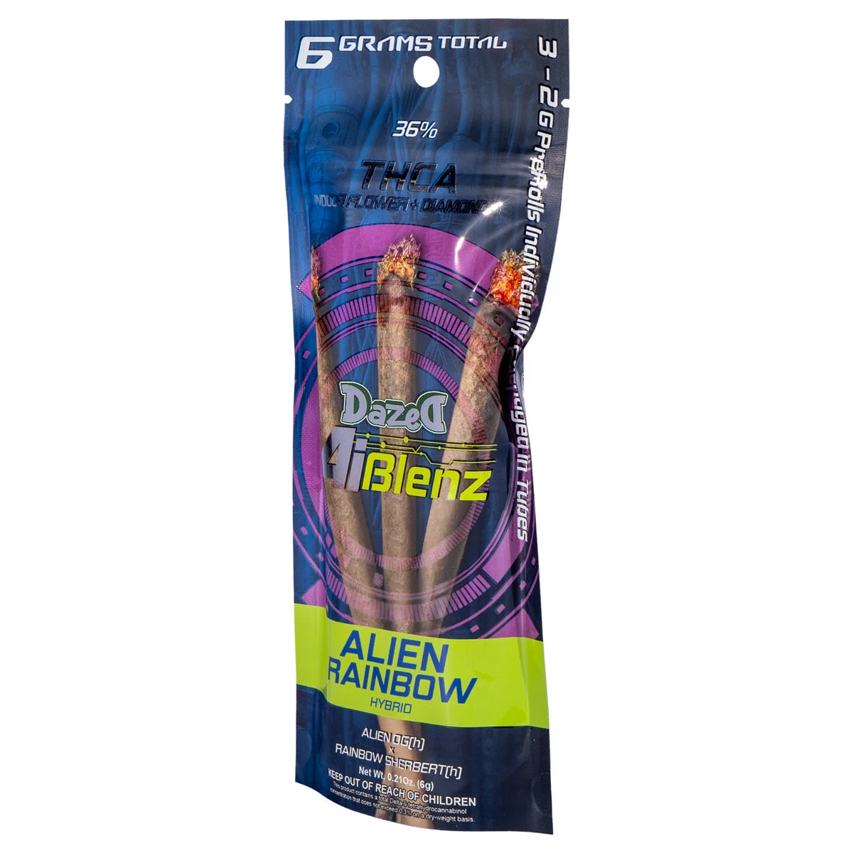AI Blenz Pre-Roll - Alien Rainbow [6G] - Image 3