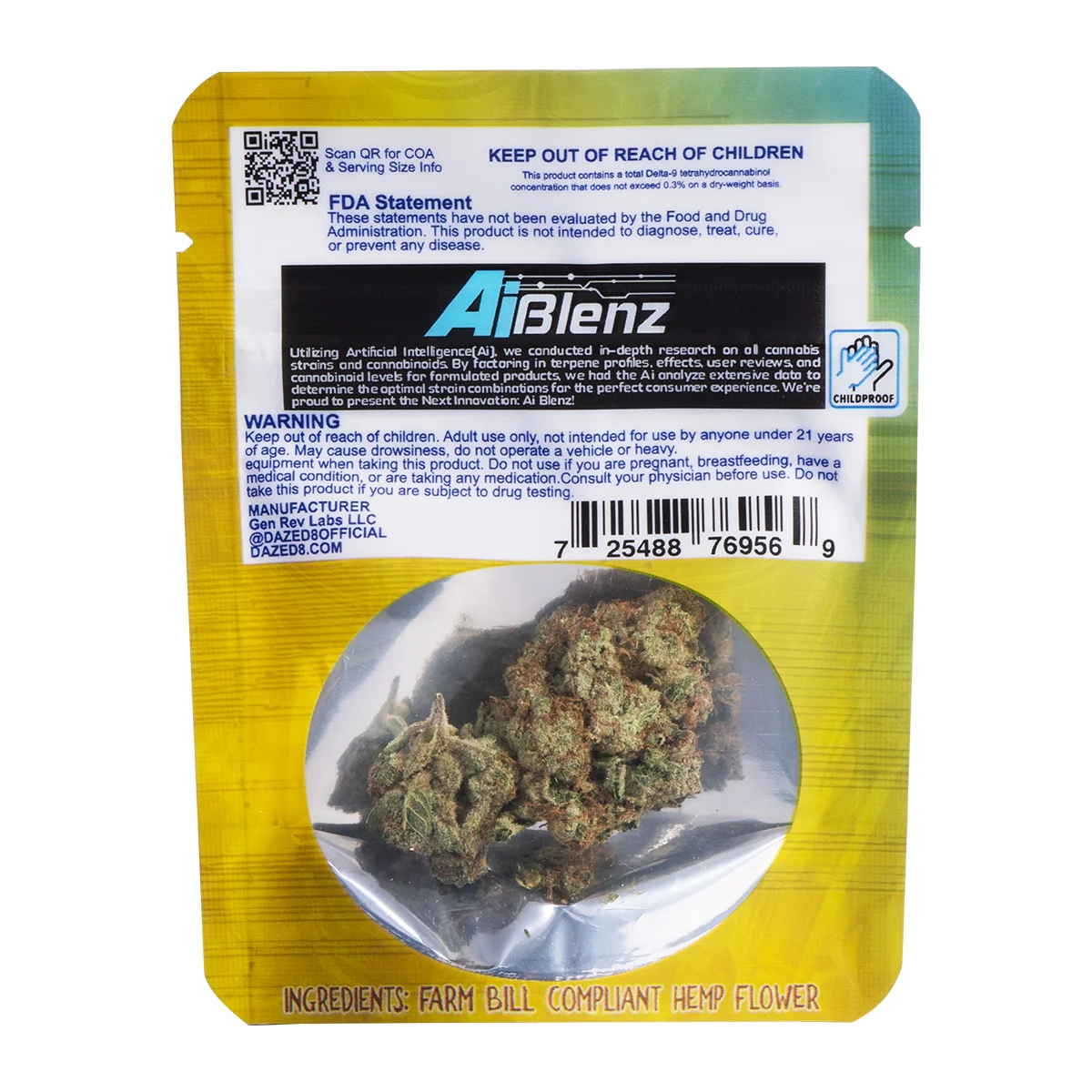 AI Blenz - Maui Moonshine THC-A Flower [1G] - Image 4