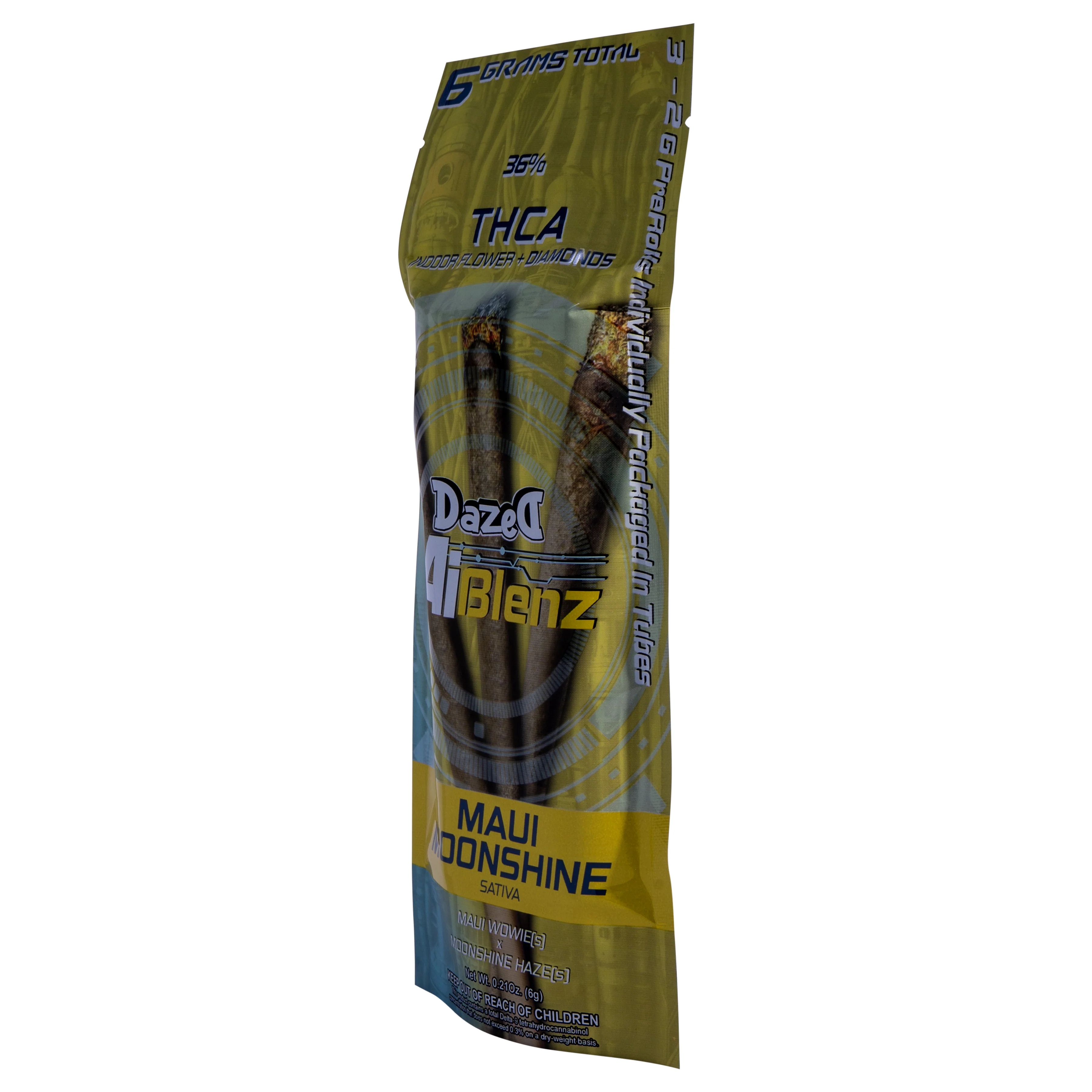 AI Blenz Pre-Roll - Maui Moonshine [6G] - Image 3
