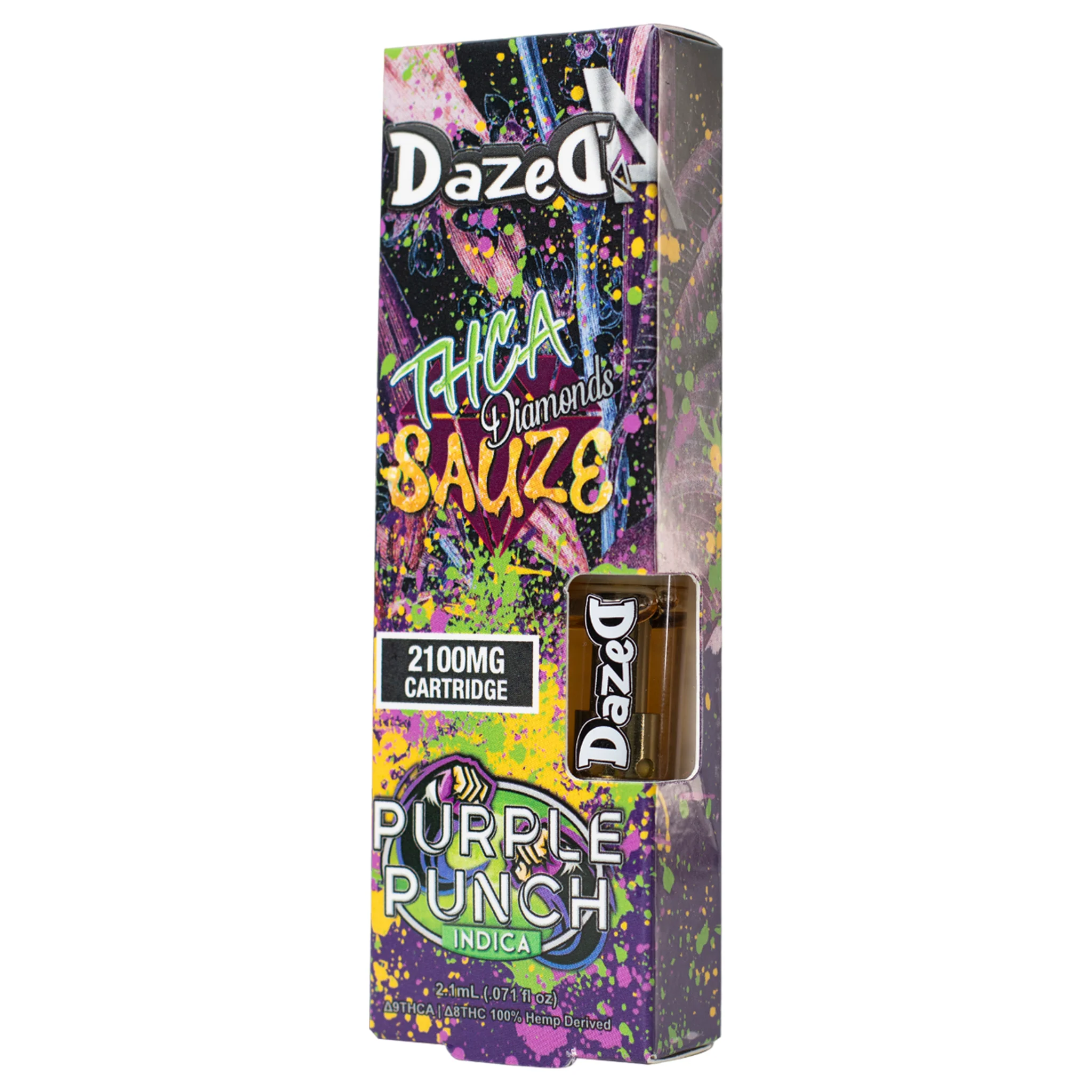 Purple Punch THCA Diamonds Sauze Cartridge [2.1G] - Image 3