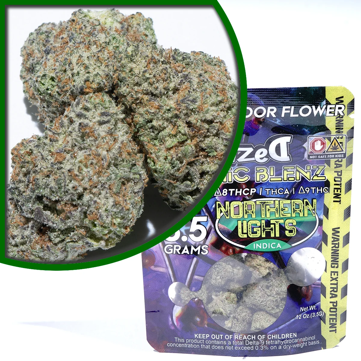 Flower 3.5g - Northern Lights Atomic Blenz - Image 4