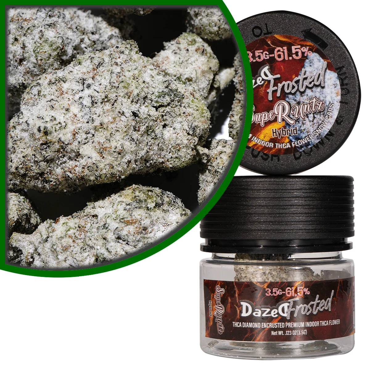 Frosted THCA Flower - SupeR untz [3.5G] - Image 4