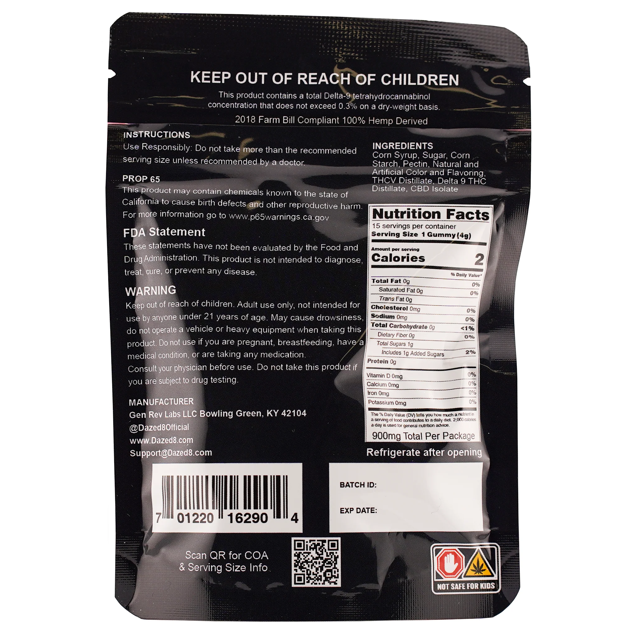 Gummy 60mg Supersonic Blenz [15 Pack] - Image 3