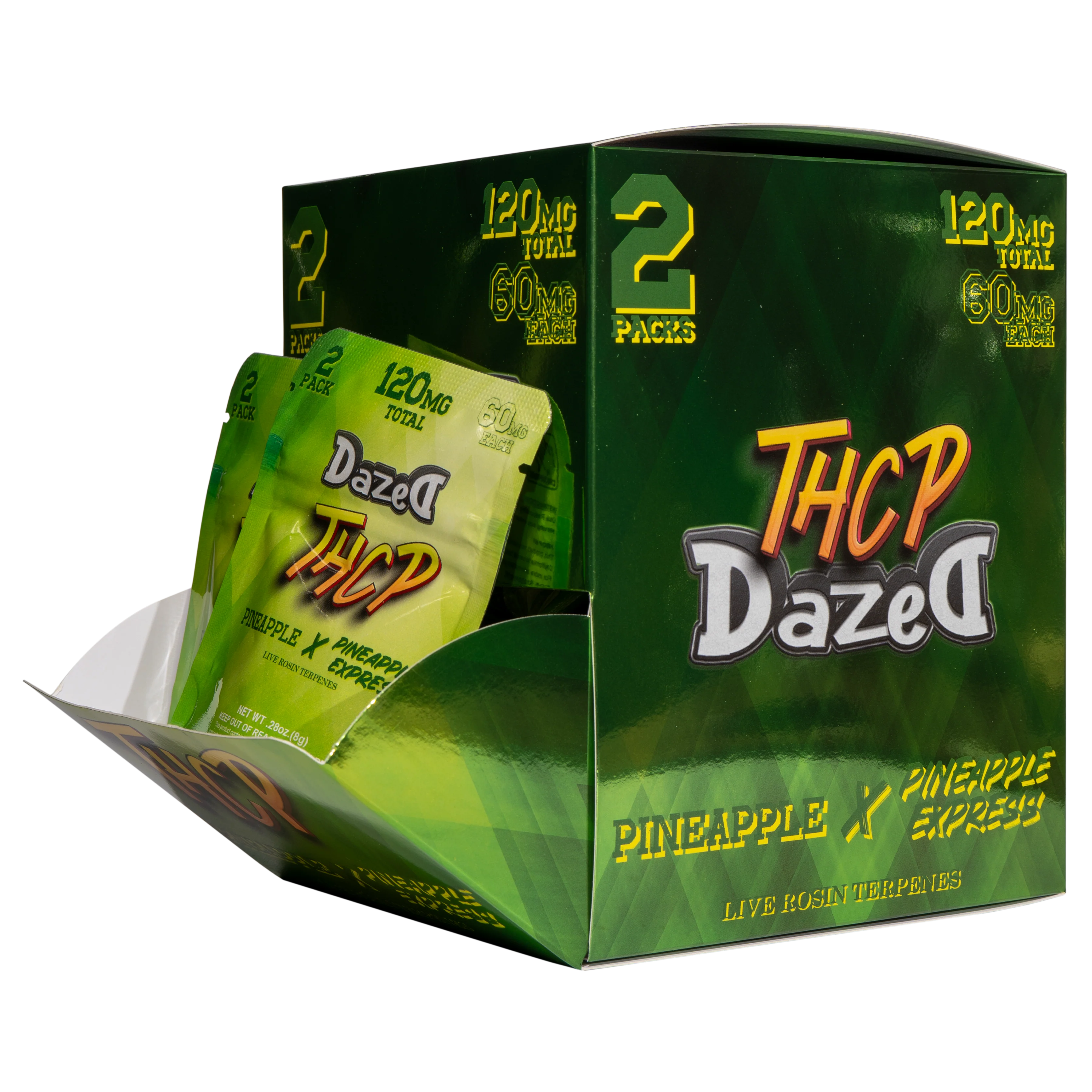 Gummy Dispenser 60mg 2 Pack THCP - Pineapple [30ct] - Image 3
