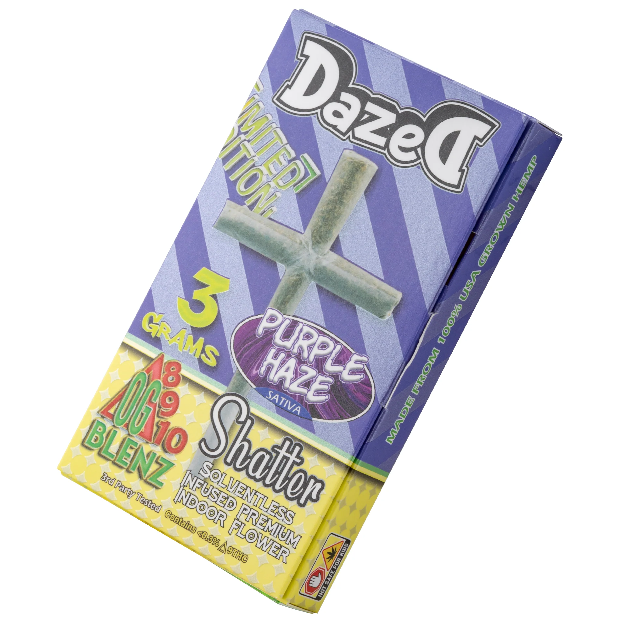 Purple Haze "OG Blenz" Shatter Cross Joint [3G] - Image 3