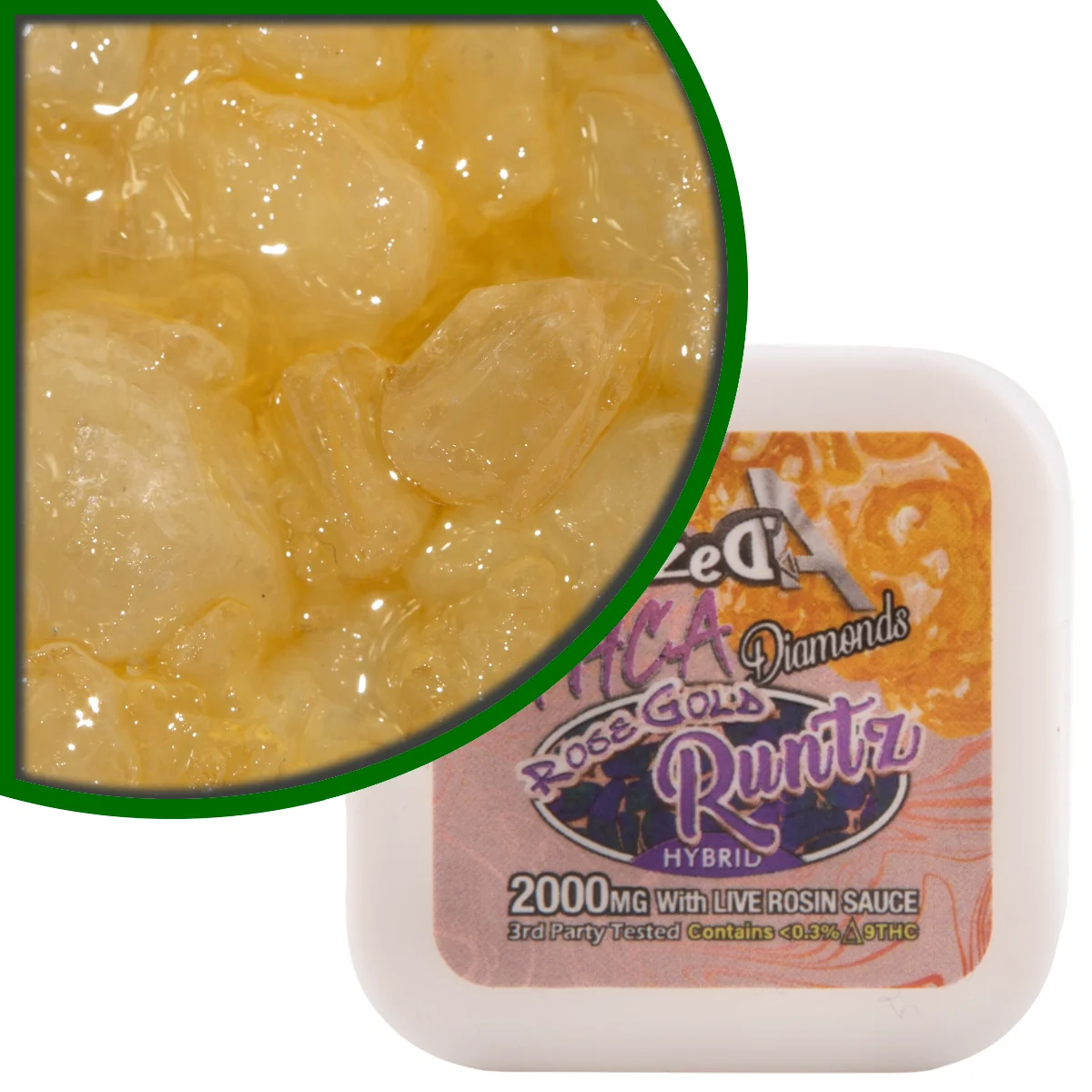 Rose Gold Runtz THCA Diamond Dabs [2G] - Image 5