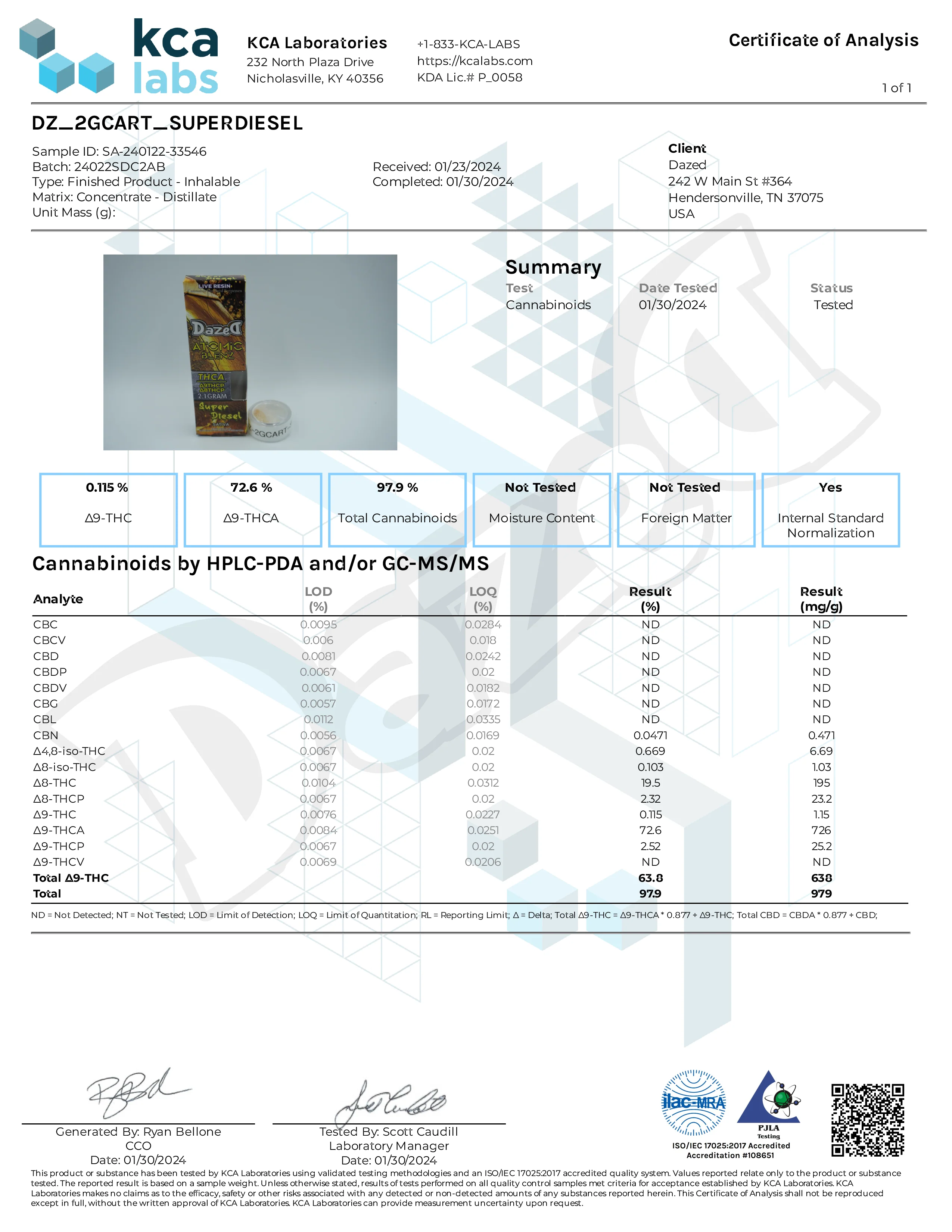Super Diesel Atomic Blenz Cartridge [2.1G] - Image 4