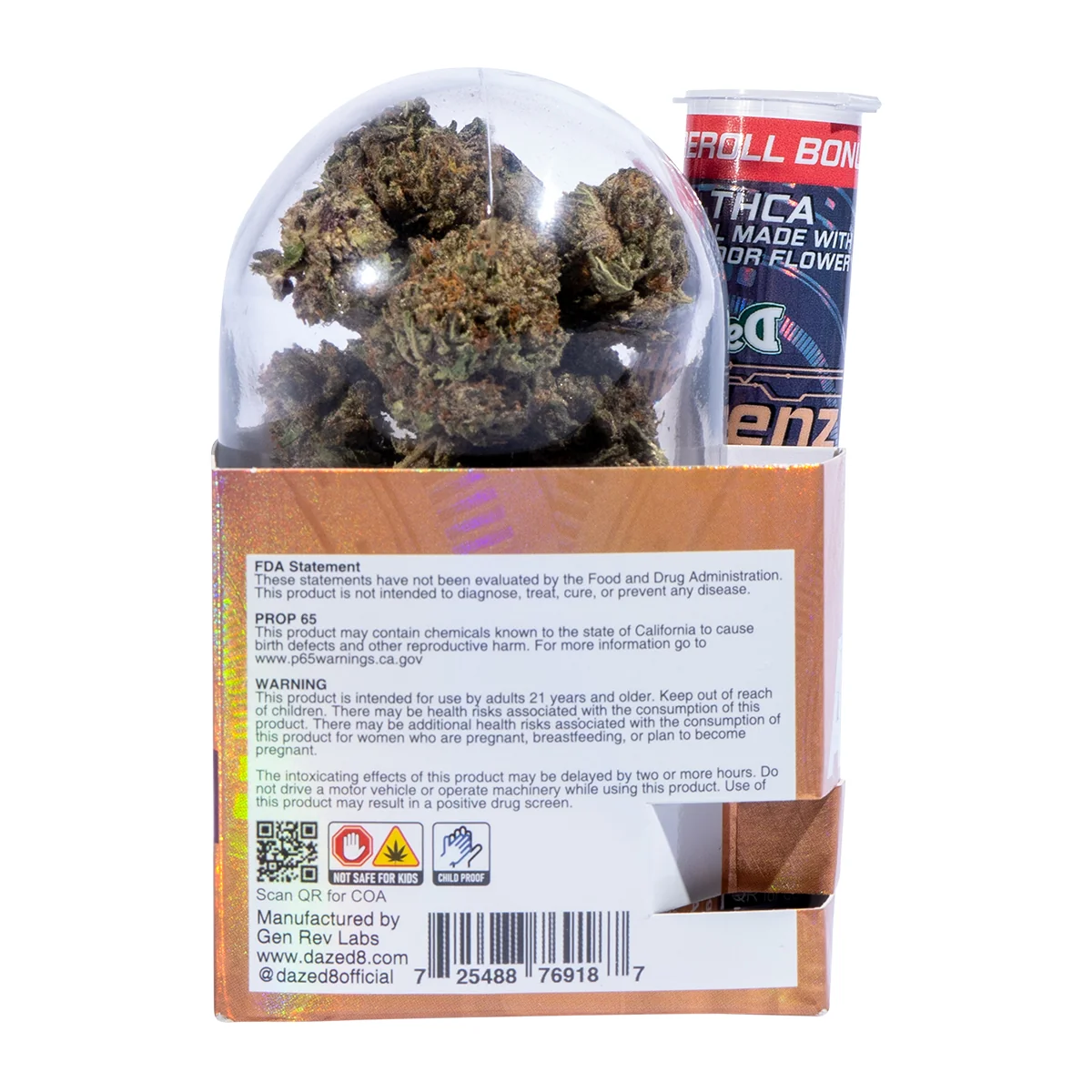 AI Blenz - Forbidden Gift THC-A [7G] Flower + .75g Pre-roll - Image 4